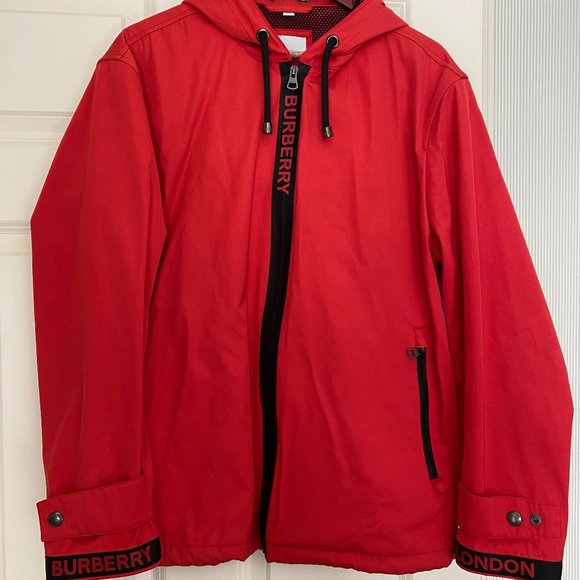 Burberry Nylon Hooded Jacket